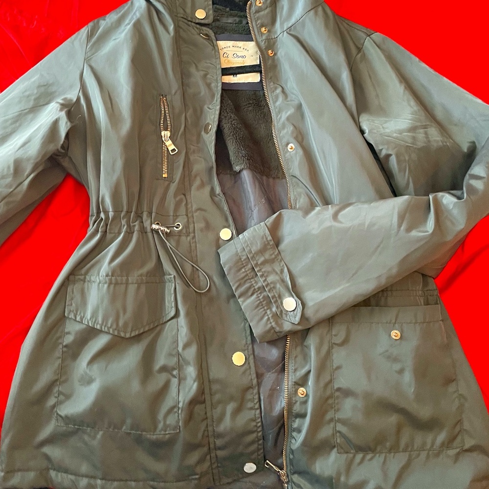 Green Light Weight Army Jacket